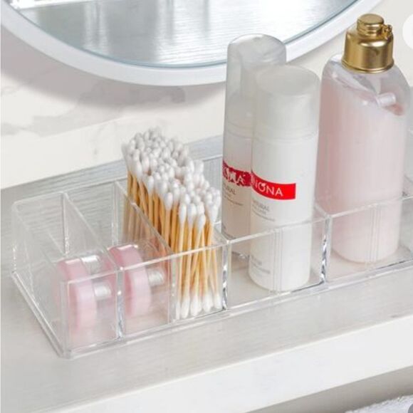Clearly Chic Acrylic 8-Compartment Cosmetic Tray - Picture 2 of 7